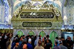 25 ألف وردة طبيعية تزيّن الحرم العلويّ في ذكرى ميلاد الإمام الحسن(ع) + صور