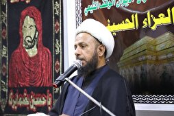 العراق: مركز علوم القرآن يقيم مجلس عزاء اليوم السادس من محرم + صور