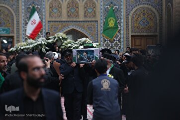 Photos and Videos: Funeral for Iranian President, FM in Qom