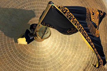 Iran Mourns President: Flag of Imam Reza Shrine Replaced