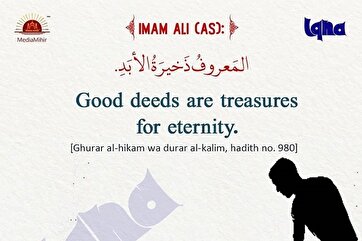 Poster: How Imam Ali Describes Good Deeds