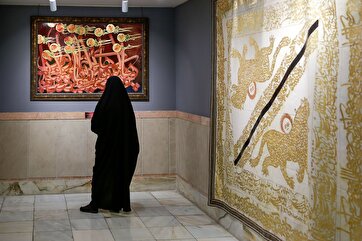 In Pictures: Calligraphy Painting Exhibition about Ashura in Mashhad
