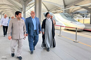 Iranian Hajj Officials Visit Haramain High Speed Railway in Mecca