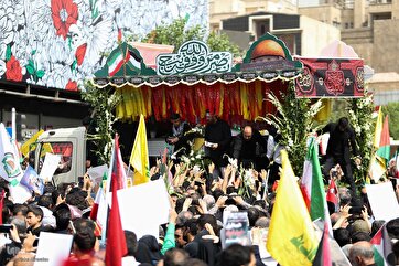 In Pictures: Funeral Procession for Martyr Ismail Haniyeh in Tehran