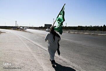 Pilgrims Going to Mashhad on Foot Ahead of Imam Reza Martyrdom Anniversary