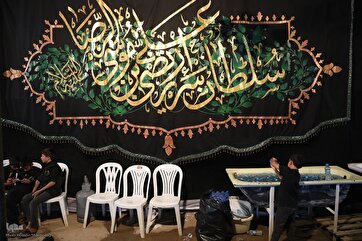 Moukebs Serving Pilgrims on Roads Leading to Mashhad  