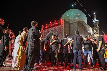 Mourners from Pakistan, India at Imam Reza Holy Shrine