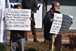 Canadian Muslim Group Protests outside Conservative Incumbent's Office

 