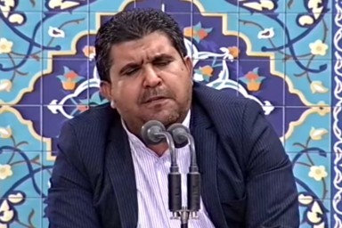 فیلم/ نهج‌البلاغه‌خوانی سیدکریم موسوی در محضر رهبر انقلاب؛ خطبه‌ای درباره قرآن کریم/ حسینیه امام خمینی(ره)