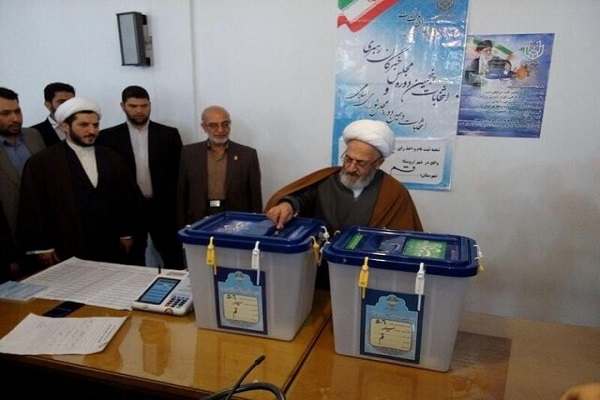سخنان مراجع و علما در پای صندوق رای انتخابات مجلس