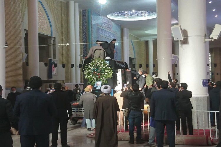 ارسال// آغاز مراسم تشییع و تدفین پیکر آیت&zwnj;الله مصباح یزدی در قم