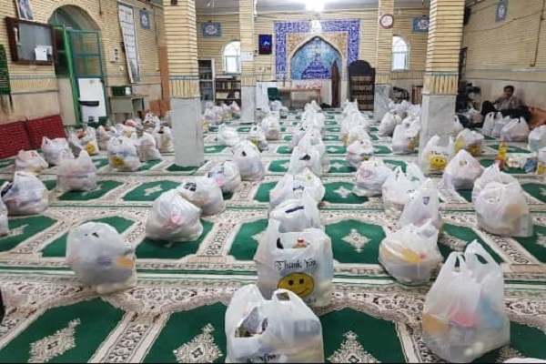 توزیع 25 هزار بسته معیشتی از سوی مساجد محوری استان تهران