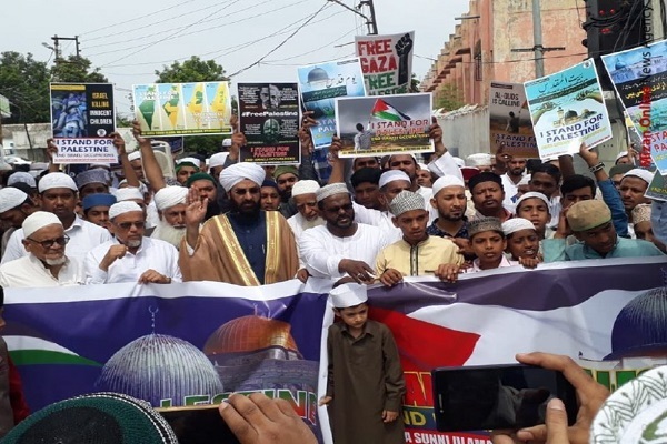 فیلم | راهپیمایی روز قدس در حیدرآباد هند