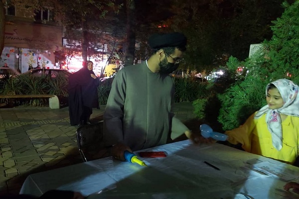 سیدسجاد نوری، عمو روحانی در غرفه کودکان