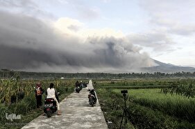 فوران آتشفشاان سمرو در اندونزی