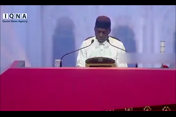 فیلم | تلاوت نفر اول رشته حفظ مسابقات قرآن مالزی