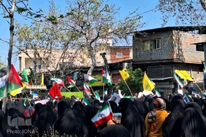 عکس | حضور پرشور مردم گرگان در راهپیمایی روز قدس