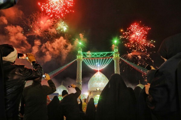 نورافشانی مسجد مقدس جمکران