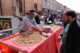 حال و هوای بازار تبریز در شب عید