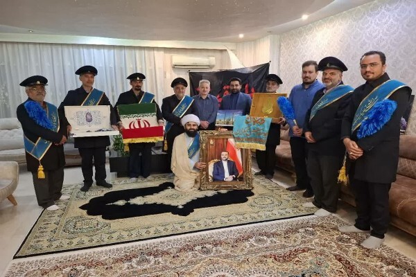 حضور سفیران مهدوی مسجد جمکران