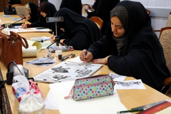 هنرمندان‌ بانوی قمی در رویداد رسانه‌ای آیه‌‌نگار