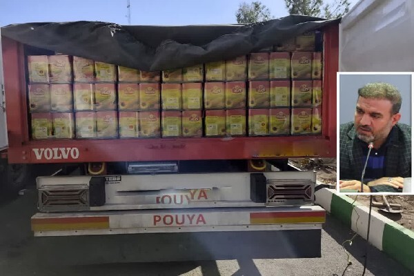 محموله بزرگ روغن خوراکی قاچاق کشف شد