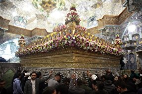 برپایی جشن ولادت حضرت علی اکبر(ع) و آغاز دهه فجر در حرم حضرت معصومه(س)