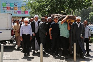 استاد حشمت‌پور در جوار امام رئوف آرام گرفت + عکس