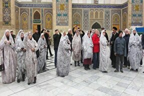 میزبانی حرم بانوی کرامت از گردشگران ۱۱ کشور