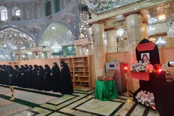 خطبه‌خوانی خدام حرم بانوی کرامت برگزار شد