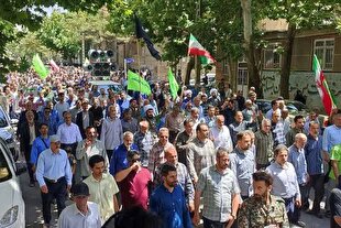 شهدای حمله تروریستی رژيم صهيونيستی به تویسرکان تشییع شدند