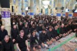 نماز جماعت ظهر عاشورا در مسجد مقدس جمکران اقامه شد