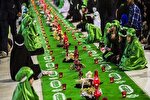 برپایی بزرگترین سفره جهانی حضرت رقیه(س) در رشت