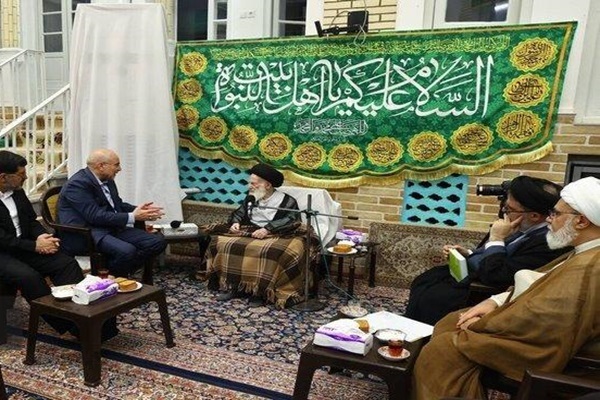 دیدار قالیباف با آیت الله شبیری زنجانی دیدار قالیباف با آیت الله شبیری زنجانی