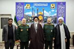 عکس | دیدار رئیس سازمان بسیج مستضعفین با تولیت حرم بانوی کرامت