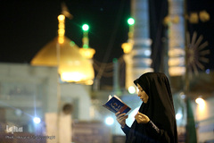 مراسم احیا شب نوزدهم ماه رمضان در حرم حضرت معصومه(س)