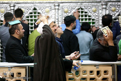 مراسم احیا شب نوزدهم ماه رمضان در حرم حضرت معصومه(س)