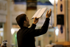 مراسم احیا شب نوزدهم ماه رمضان در حرم حضرت معصومه(س)