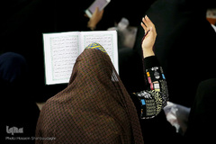 مراسم احیا شب نوزدهم ماه رمضان در حرم حضرت معصومه(س)