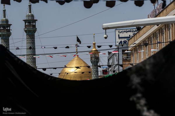 دسته عزا خادمان حرم مطهر بانوی کرامت در رثای امام جواد(ع)//////قم///