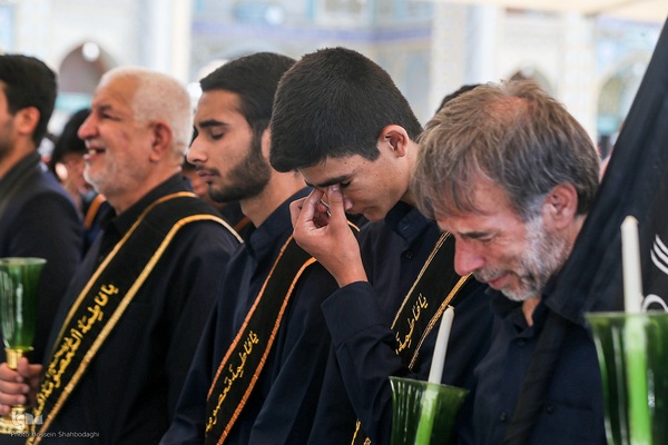 دسته عزا خادمان حرم مطهر بانوی کرامت در رثای امام جواد(ع)//////قم///
