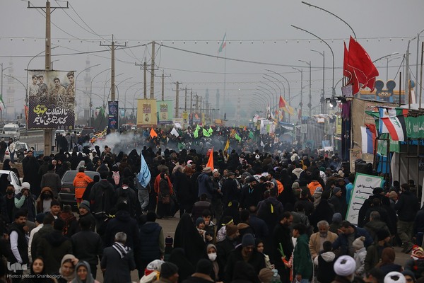 مسیر پیاده روی منتهی به مسجد جمکران