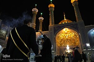 Hubbaren Sayyida Ma’asuma a yayin tunawa da zagayowar lokacin sahadar Sayyida Zahra