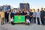 Unang Grupo ng Iraniano na mga Qari ng Quranikong Kumboy Nagsagawa ng mga Programa sa Najaf