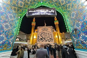 د امام علی په سپیڅلي حرم کې د امام جواد د نیکمرغه زوکړې  په شپه ولوله او پرتم