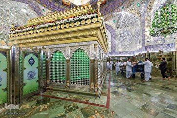O santuário sagrado de Amir al-Mu'minin Ali (a.s.)