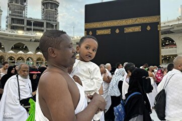 Fotos de crianças no Hajj Umrah