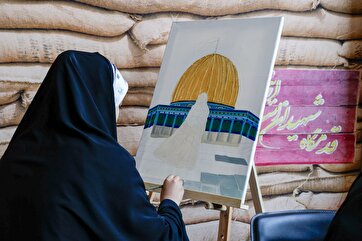 Em fotos: Exposição de arte sobre a luta palestina pela liberdade