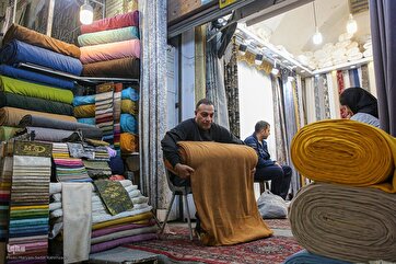 Bazar de Shiraz à véspera de Nowruz