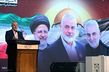 Em fotos: Comunidade corânica do Irã homenageia o mártir Ismail Haniyeh